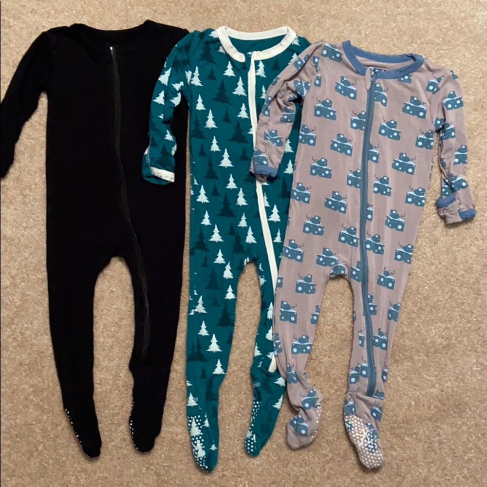 Kickee Pants footed sleepers